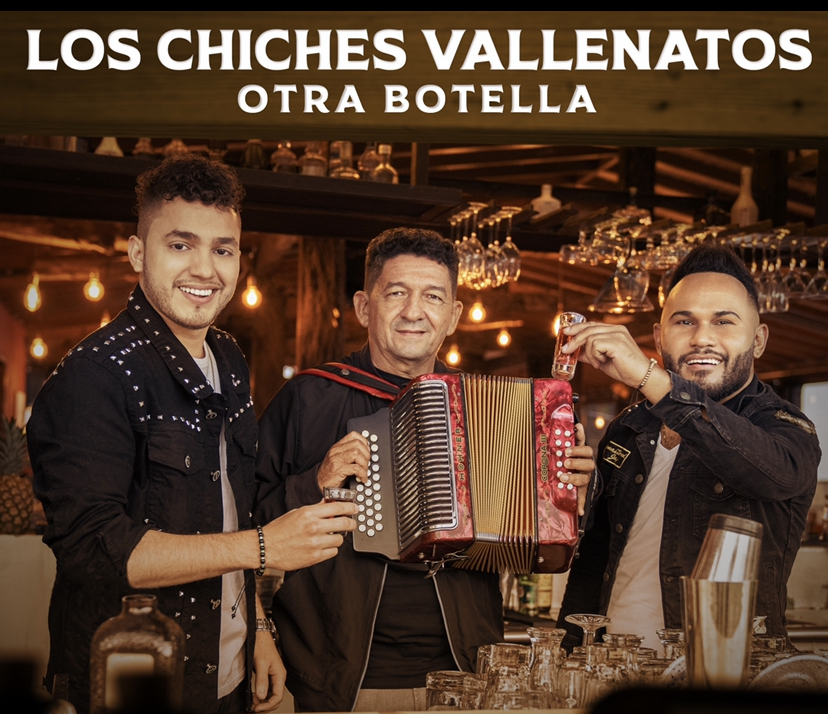 Los Chiches Vallenatos, estuvieron con nosotros alzando la botella en la cabina de VALLENATO FM