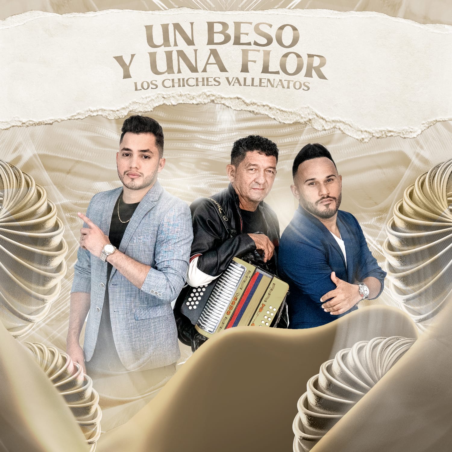 LOS CHICHES VALLENATOS PRESENTAN LA VERSIÓN VALLENATO DE “UN BESO Y UNA FLOR”