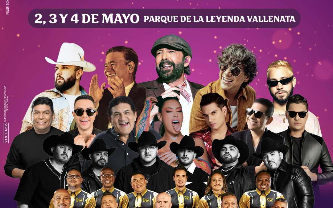 JUAN LUIS GUERRA Y SILVESTRE DANGOND COMPLETAN EL CARTEL DE LUJO DEL FESTIVAL DE LA LEYENDA VALLENATA EN SU VERSIÓN No. 57