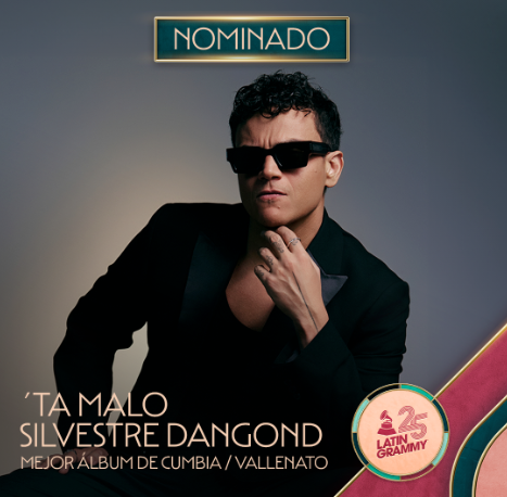 Silvestre Dangond recibe importante nominación al Latin GRAMMY por su Álbum «Ta Malo»