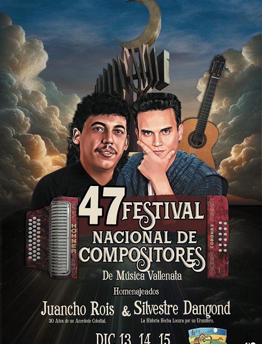 El 47 Festival Nacional de Compositores de Música Vallenata de San Juan – La Guajira, escogió el afiche oficial.